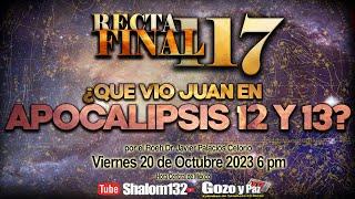 Shalom132: RECTA FINAL 117 ¿QUE VIO JUAN EN APOCALIPSIS 12 Y 13? ¡UNA REVELACIÓN DIRECTO DEL CIELO!