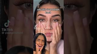 Oily Skin Makeup Hack 