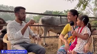 Kishori Jani viral Hindi interview with Gautam Khattar ji in Vrindavan