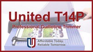 United T14P - 14"  Professional Guillotine Paper Trimmer