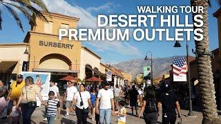 [LA Street View Tour] Desert Hills Premium Outlets Shopping Mall [4K]