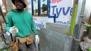 Bricklaying - 1st Day On Our new Job Site PT2 MUST WATCH