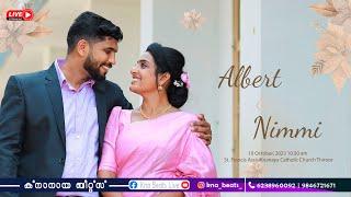 WEDDING CEREMONY | ALBERT WEDS NIMMI | 09-10-23 | ST. FRANCIS ASSISI KNANAYA CATHOLIC CHURCH THIROOR