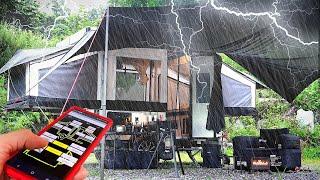 $6,999 Used Wireless Remote Control Trailer, Camping in the Rain