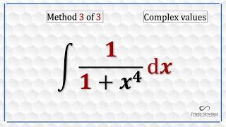 Integral of 1/x^4 ( Complex valued)