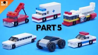 Lego Mini Vehicles City Cars - Part 5 (Tutorial)