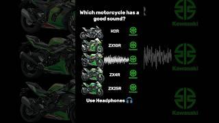 Kawasaki R Series Sound Comparison|#kawasaki #ninja #h2r #zx10r #zx6r #zx4r #zx25r #exhaust #sound