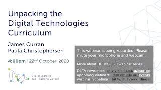 DLTV: Unpacking the Digital Technologies curriculum