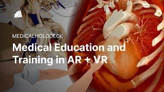 Medical Education and Training in AR + VR