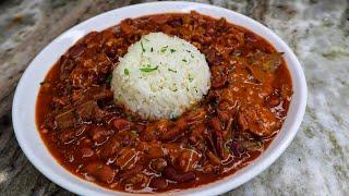 Louisiana Style Red Beans and Rice Recipe| Easy Recipe