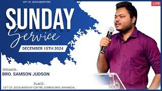 Sunday Service live  || December 15th - 2024 || Samson Judson Live