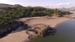 Borth-Y-Gest Beach North Wales Drone 4K