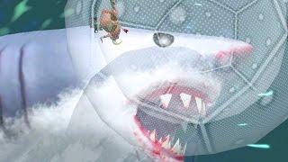 GIANT SHARK vs ZORB - Amazing Frog - Part 91 | Pungence