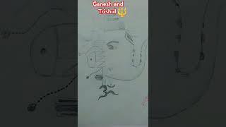 Ganesh and trishul 