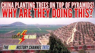 China Planting Trees on top of Their Pyramids: The Great White Pyramid of China #chinesehistory