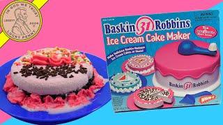 Baskin Robbins 31 Flavors Ice Cream Cake Maker Toy Play Set