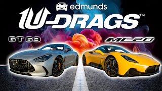 U-DRAGS RACE: Mercedes-AMG GT 63 vs. Maserati MC20 Cielo | Handling, Quarter Mile, & More