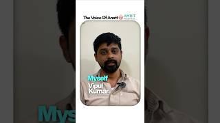 The voice of Amrit-  Meet Vipul Kumar #amrithospital #doctor #chennai