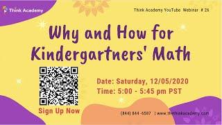 【Think Academy】Why and How for Kindergartners' Math - Ashley