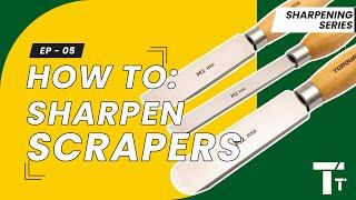 Sharpening For Woodturning: Ep 05 - Scrapers | How to sharpen