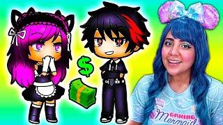 MAID to be RICH!  Gacha Life Mini Movie Love Story Reaction