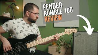 Fender Rumble 100 Bass Combo Amp Review and Demo