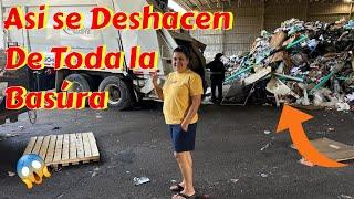 En Este Basurero de usaTiran de Todo/asi comprimen la basura/La Jefa Vlogs #basura #landfill