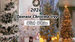 NEW 2024 Christmas Decor | How to Decorate a Christmas Tree Using White? | CHRISTMAS 2024