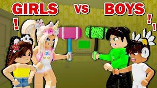 GIRLS VS BOYS In Flee The Facility! (Roblox)