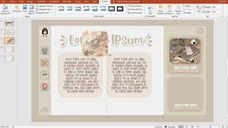 BOOK WEBSITE THEMED WITH CUTE PASTEL BROWN PALLET COLOR l MORPH  ANIMATION PPT#97