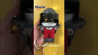 NUIU new 3.0inch biled projector Power: 68-78W #biled #autoparts #ledlights #led #caraccessories