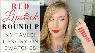 The BEST RED LIPSTICKS for Any Occasion |  LIP SWATCHES + TRY ON