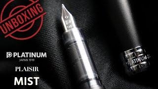 Unboxing PGB 1500   PLATINUM, Fountain Pen   PLAISIR BLACK MIST