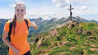 Kammwanderung in Saalbach Hinterglemm: Grenzenloses Panorama in Österreich