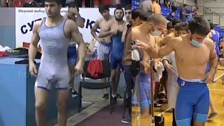 Weigh-In Process in Wrestling. Can't hide anything 