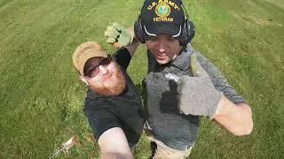 Metal detecting outside Fredericksburg, VA for amazing Civil War Relics! Artillery relics and more!!