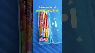 meu material escolar #escolar #2024