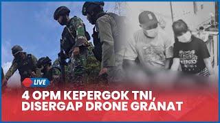  Tanpa Ampun! 4 OPM KEPERGOK Pasukan TNI,   Disergap dengan Drone Granat