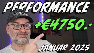 Depot Performance Januar 2025 | +€4750.- | PatricksFinanzen | Video 472