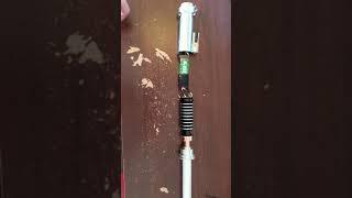 Bench Test 2 - ROTJ Luke Proffieboard neopixel lightsaber