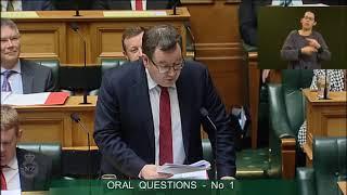 Question 1 - Dr Duncan Webb to the Minister of Finance