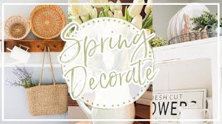 Decorate with Me for Spring! | Spring Clean + Decorate | 2021 Farmhouse Decorating Ideas