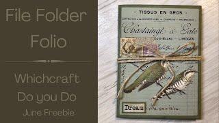 File Folder Folio - Whichcraft Do You Do Freebie