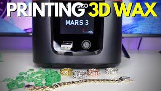 How To Print Jewelry Wax With A Resin 3D Printer ($300 Mars Elegoo 3 Pro)