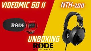 Unboxing the RØDE Videomic Go II & NTH-100: A Sound Upgrade