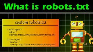 How to create robots.txt file | What is Custom Robots.txt