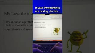 Easy Power Point Tutorial (without Morph) for boring presentations  #powerpoint #tutorial