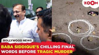 Baba Siddique's LAST words before tragic death | Shooters drank free sharbat before killing him