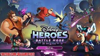 Disney Heroes Battle Mode Android iOS Gameplay (By Perblue)
