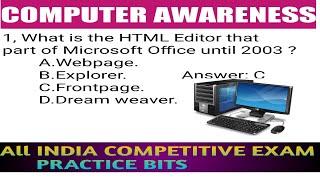 Top computer bits, for all competitive exams, computers model practice BITS in English,computerbits